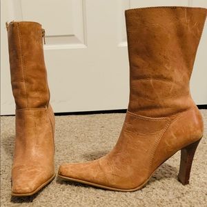 Steve Madden “Josie” Leather heeled boots